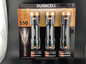 Duracell Durabeam ULTRA Tactical LED Taschenlampen 550 Lumen 12AAA Batterie 3er Pack - Bild 1 von 2
