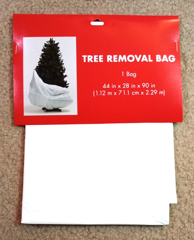 Christmas Tree Removal Bag 44in  x  28in  X   90 in - Image 1 of 1