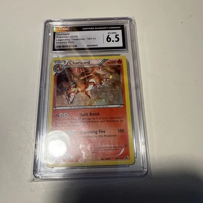 2013 Pokemon Charizard 19/113 Legendary Treasures Holo CGC 6.5 Pop 2  - Image 1 of 2
