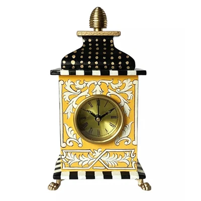 Nuevo reloj de escritorio Mackenzie Childs Queen Bee 11 pulgadas decoración del hogar de lujo Foto 1 de 4