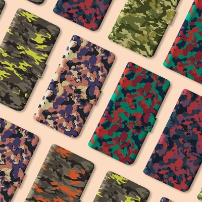 Personalised Wallet Phone Case for iPhone 16 16e 15 14 Pro Cover Jungle Camo - Image 1 of 4