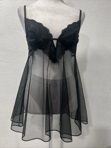 Victoria secret Spitzen Babydoll Gr. M, Gothic Coquette - Bild 1 von 10