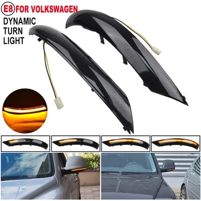 Luz intermitente LED dinámica retrovisor para Volkswagen VW Touareg 2007-2010 Foto 1 de 4