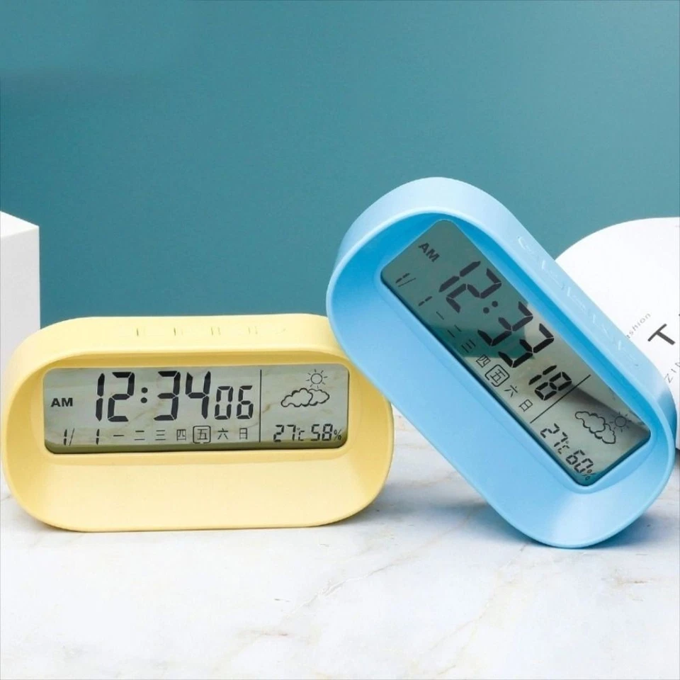 Calendar Function Smart Digital Alarm Clock  Bedside Placement - Image 1 of 4