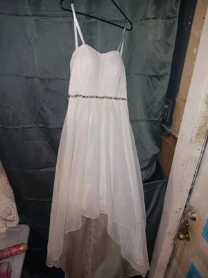 Vestido de novia con joyas blancas brillantes Night Way Foto 1 de 3