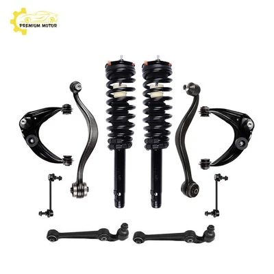 For 2010-2012 Ford Fusion 2.5L 10pc Front Strut w/Spring Upper Lower Control Arm - Image 1 of 4