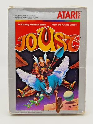 Atari 2600 Boxed Video Game Cartridge - Joust - w/ Box Only, Working - Imagem 1 de 3