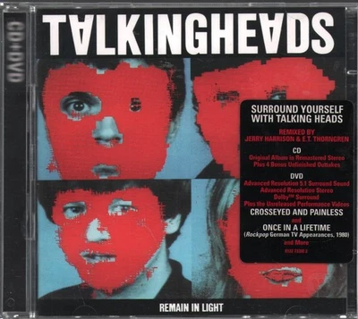 Talking Heads Remain In Light CD/DVD Europe Sire 2006 Remastered CD + DVD with - Image 1 of 2