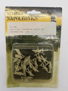 Minifigs Napoleonics N203 British Infantry With RI Advancing NOS New SHIPS FREE - Picture 1 of 3