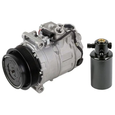 Compresor de aire acondicionado para Mercedes G500 y G55 AMG con secador de aire acondicionado CSW Foto 1 de 3
