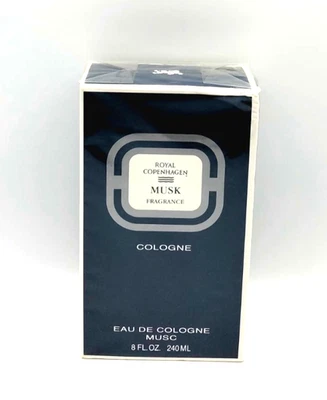 Fragancia Royal Copenhagen Musk para hombres Colonia 8,0 OZ ~ 240 ml EDC MUSC Splash Foto 1 de 4