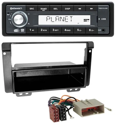 Continental MP3 AUX USB DAB 1DIN Autoradio für Landrover Freelander 2004-2007 - Bild 1 von 4
