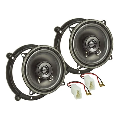 Lautsprecher Einbau-Set passend für Audi A3 8L 1996-2004 Tür vorne 130mm Koaxial - Bild 1 von 4