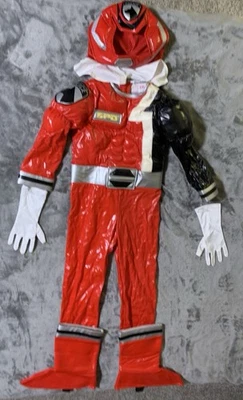 Disfraz De Colección Disney Power Rangers SPD Ranger Rojo Cremallera Muscular con Accesorios S 4 Foto 1 de 4