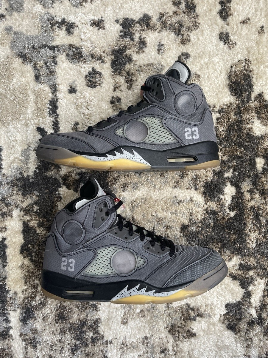 Jordan 5 Retro SP x Off-White Mid Muslin for Sale Jordan 5 Retro SP x Off-White Mid Muslin for Sale