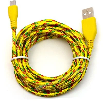 (2 pack) Micro USB 2.0 cable For Cell Phone Charging data Sync Charger Cord - Image 1 of 3