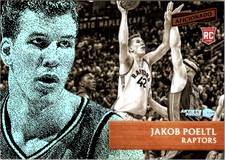 2016-17 Panini Aficionado Artist's Proof Basketball Card #95 Jakob Poeltl