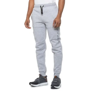 Pantaloni felpati uomo Spyder logo joggers grigio erica taglia large L - Foto 1 di 2