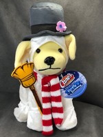 Raising Cane/'s Plush Dog 2018 Christmas Frosty the Snowman