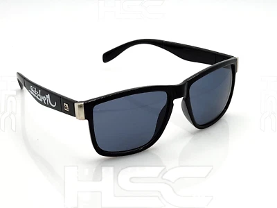 Gafas de sol cuadradas deportivas Quicksilver marco negro lente humo oscuro logotipo blanco NUEVO Foto 1 de 4