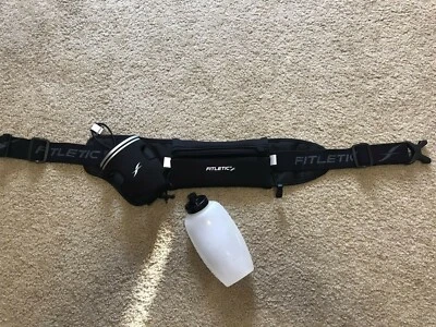 Cinturón de Correr Fitletic Hidratación 360 ml M/L Negro  Foto 1 de 4