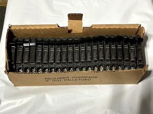 (Lot Of 21)  GE 30AMP Circuit Breaker THQP130 1 Pole 120/240V Type THQP Thin NOS - Picture 1 of 4