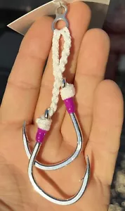 BKK - Sharp Quality ~ Assist Jigging Fishing Hooks Double Tuna Knife Jig 9/0 - Picture 1 of 2
