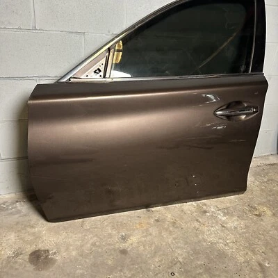 INFINITI Q50 FRONT LEFT DRIVER SIDE DOOR SHELL PANEL OEM 2014 - 2020 BROWN PAINT Foto 1 de 4