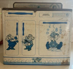 Vintage Disney Spielzeug Schneewittchen Blechofen 60er Jahre komplett - Bild 1 von 7