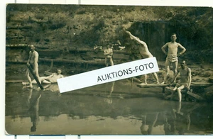 💥1.WELTKRIEG NACKTE SOLDATEN beim BADEN Thiaucourt FEY EN HAYE 1917 FLIREY WW1 - Bild 1 von 4
