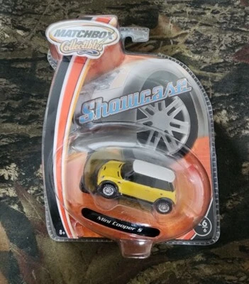 Vitrina coleccionable Matchbox Mini Cooper S amarilla rara CX Foto 1 de 4