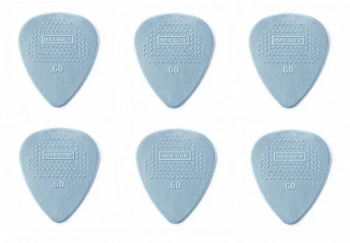 Dunlop Nylon Max Grip Plektren 0,60 mm (6 Stück oder 12 Stück) - Bild 1 von 1
