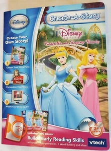 New Vtech Create a Story Disney Princess Cinderella & Sleeping Beauty - Picture 1 of 4