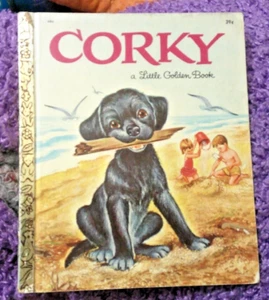 VINTAGE LITTLE GOLDEN BOOK CORKY by Patricia Scarry 1969 FREE SHIPPING - Picture 1 of 1