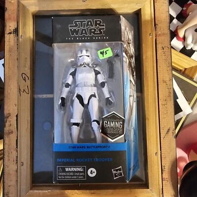 Figura de acción Star Wars Battlefront II Black Series Imperial Rocket Trooper Foto 1 de 2