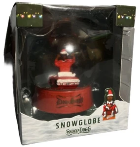 Snoop Dogg Ornament A Hood Tradition Red Car Glass Snow-Globe 2024 Holiday 5" - Picture 1 of 5