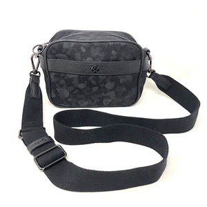 Lululemon Now and Always Crossbody Mini 3L Fragment Camo Jacquard Black Small - Picture 1 of 18
