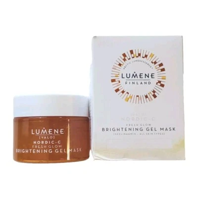 Máscara de gel iluminadora Lumene Nordic C Glow Fresh Glow vitamina C vegana 5,1 oz Foto 1 de 4
