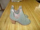 Ladies Chinesse Laundry'Carlita'Leather Peep Toe Booties,7.5 US,Suede Leather