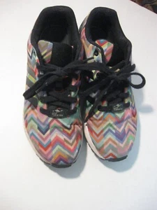 Adidas Shoes Men's  Torsion ZX Flux MultiColor Prism Running Sneakers - Sz 7 - Picture 1 of 6