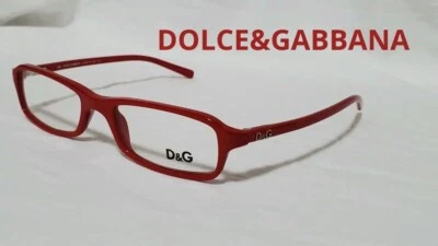 Dolce & Gabbana D&G Logo Rouge Marco Completo Gafas Rojo Moda Accesorios e31 Foto 1 de 4