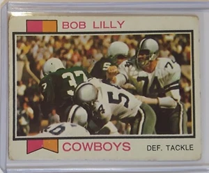 1973 Topps Bob Lilly #450 football card Dallas Cowboys - Picture 1 of 7