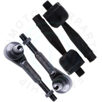 4pcs Inner Outer Tie Rod Links Kit For Audi A4 A8 Quattro S8 A6 VW Passat - Image 1 of 4