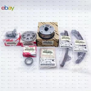 7Pcs Genuine Timing Chain Kit VVT for 00-08 Toyota Celica Matrix MR2 1.8L 1ZZFE - Picture 1 of 7