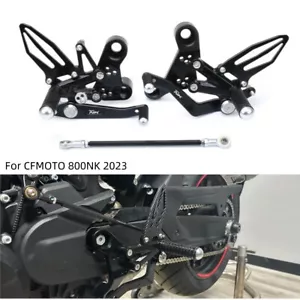 Motorcycle CNC Footrests Rearset Rear Footpeg Foot Rests For CFMOTO 800NK 2023 - Bild 1 von 27