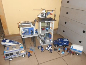 Playmobil Polizeistation Gefängnis Autos - Bild 1 von 9