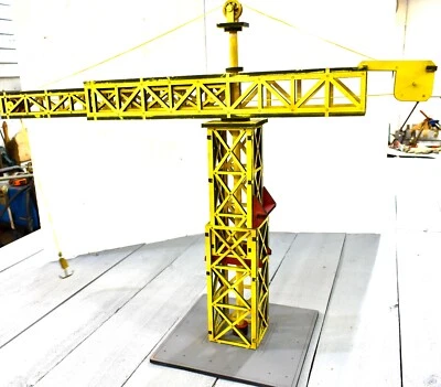 G-SCALE  WORKING SLIDING  CONSTRUCTION GANTRY CRANE   by Doc's Garden Trains - Image 1 of 4