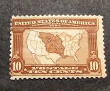 Us Stamp Scott# 327 Map of Louisiana Purchase 1904 Mh C466