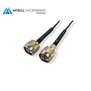 RG58 N Male to UHF male PL259 Coaxial Cable LOWEST LOSS DOUBLE SHIELDED RG - Picture 1 of 3