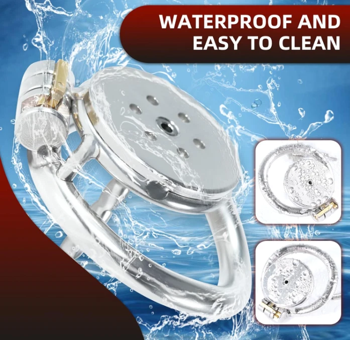 Métal Dispositif De Chasteté Homme Fetiche Cage De Chasteté Avce Tige à Urètre - Photo 1/4